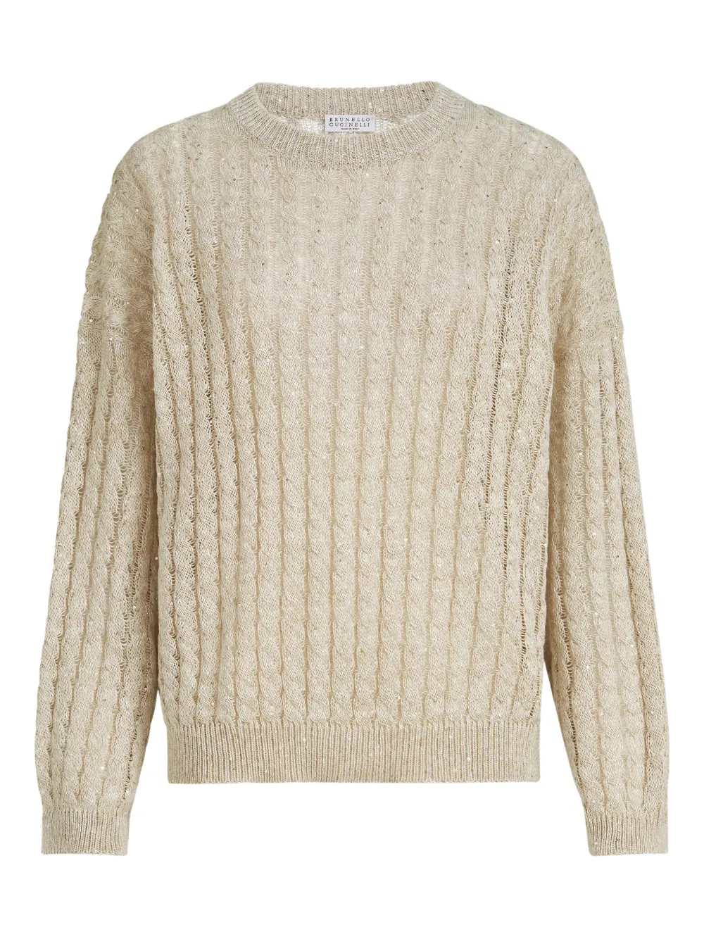 Brunello Cucinelli SWEATER - Nude & Neutrals | c7673675b61be15bc421b257d37fa38b41e17bad