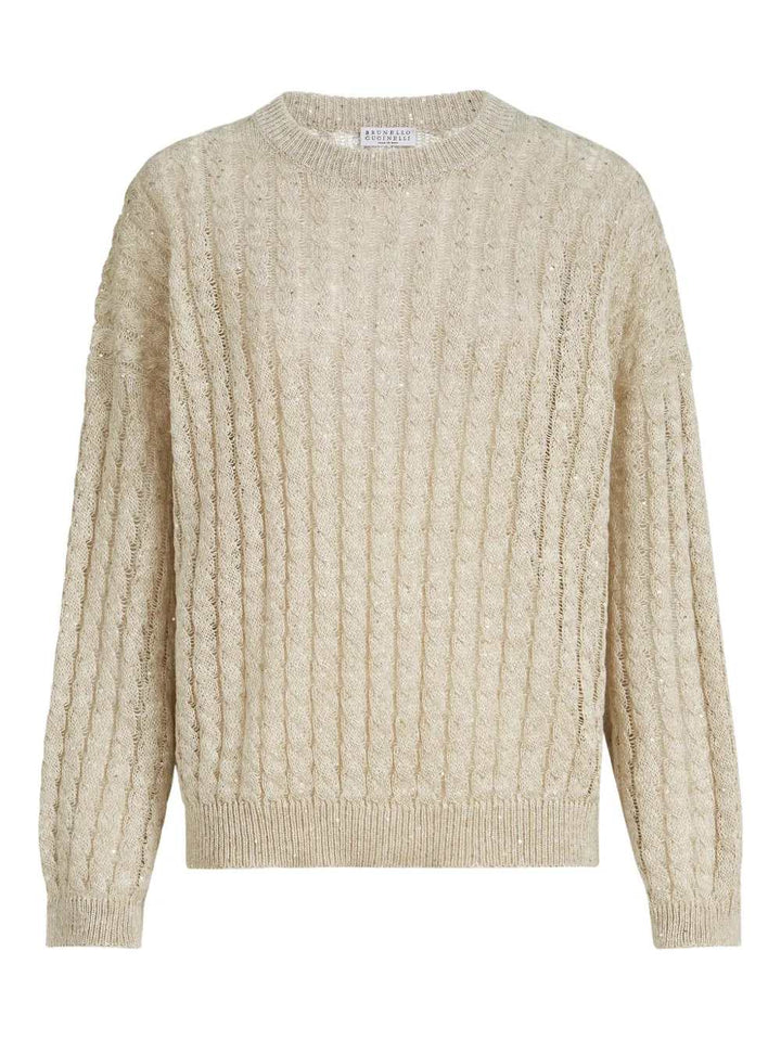Brunello Cucinelli SWEATER - Nude & Neutrals | c7673675b61be15bc421b257d37fa38b41e17bad