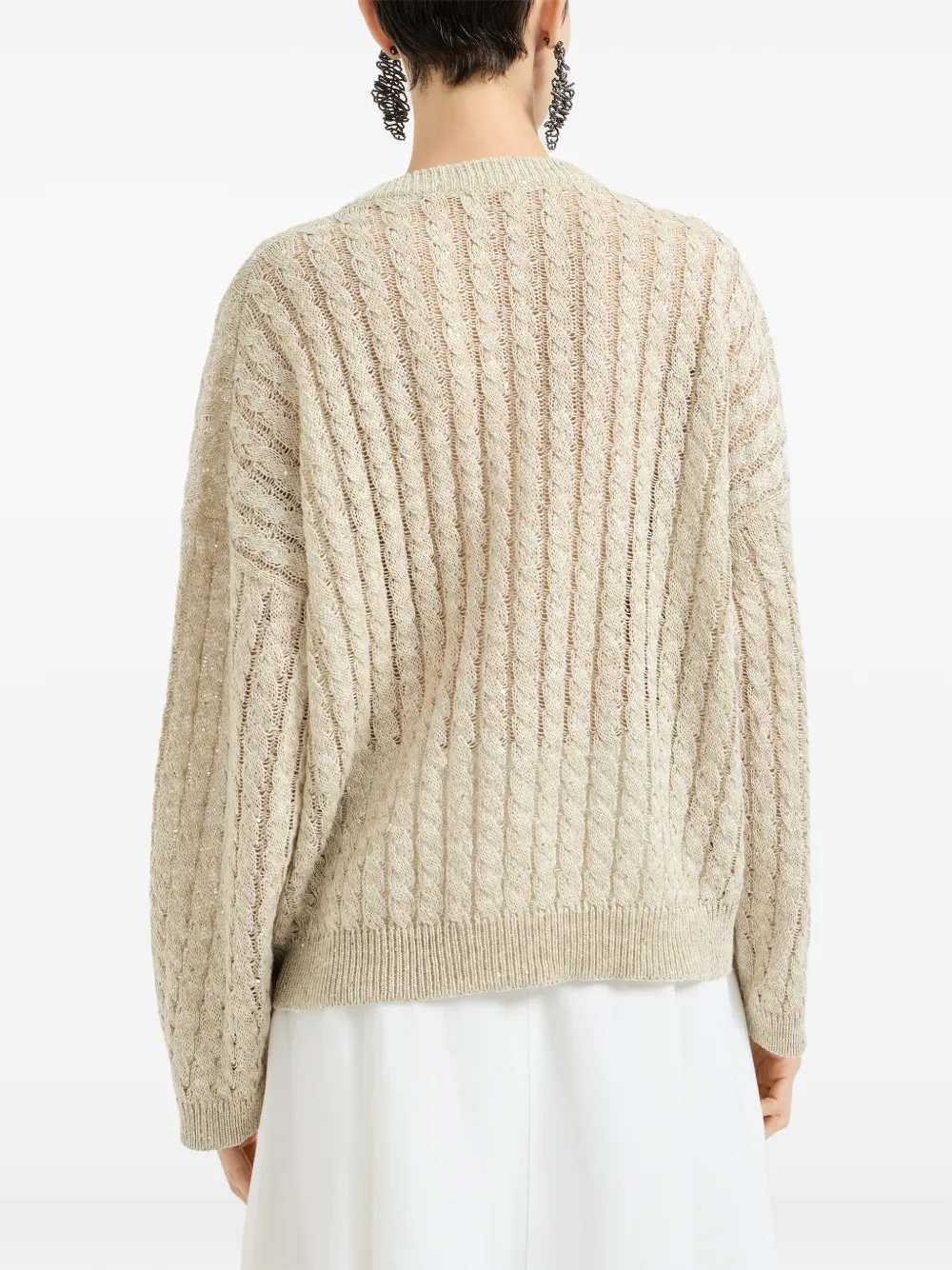 Brunello Cucinelli SWEATER - Nude & Neutrals | 0779b04d1f70fbe535ac12724a97b7c75504cb84