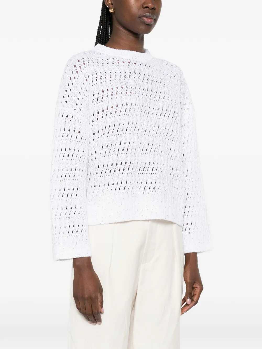 Brunello Cucinelli SWEATER - White | dcf2d60a08e1e6ec8beed86f605676f0ea5279ef