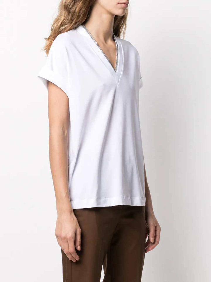Brunello Cucinelli T-shirts - White | 3ec826b2f73f47cd006ea14263ff886e8fd5677c
