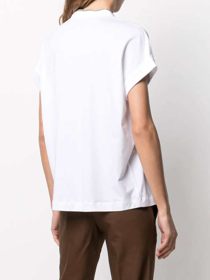 Brunello Cucinelli T-shirts - White | 992b0174f56a7427fca289bfc13d370bceece627
