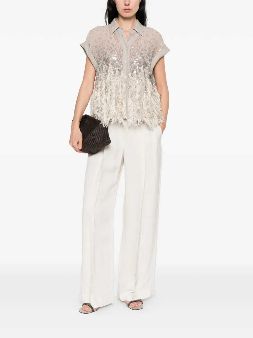 Brunello Cucinelli SHIRT - Grey | e5c8776a8ff95d09719cb406d9411e2868bbe4d3