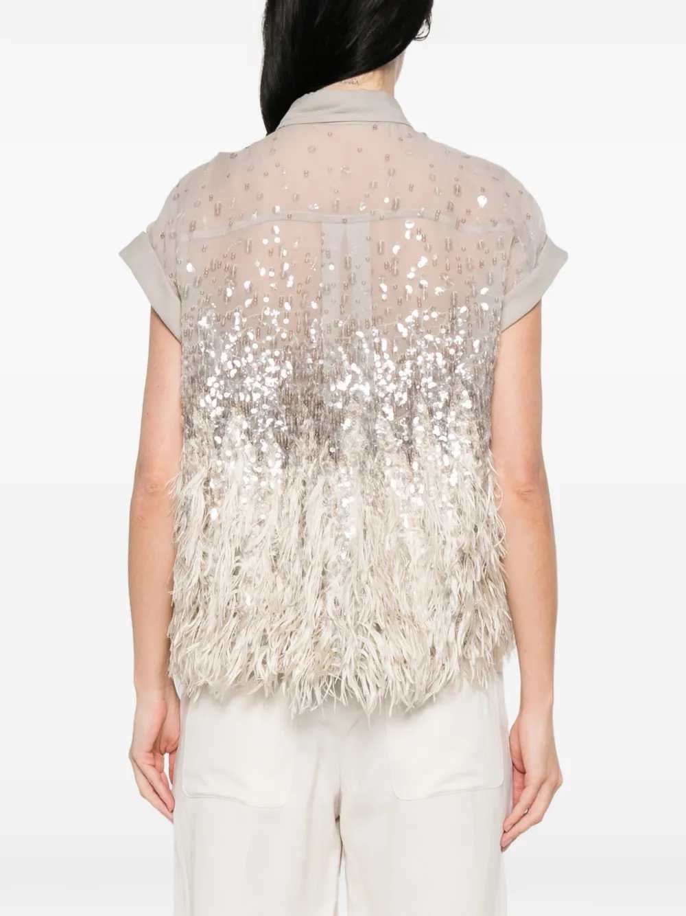 Brunello Cucinelli SHIRT - Grey | 377b50b9eba846190e20b9695cff5670c8009f75