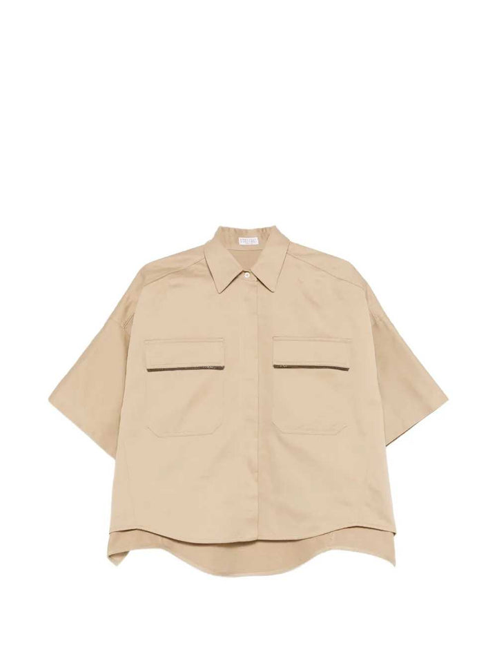 Brunello Cucinelli SHIRT - Brown | 9e763a11dda5208ce6e51ecc6b1e0ba88836692b