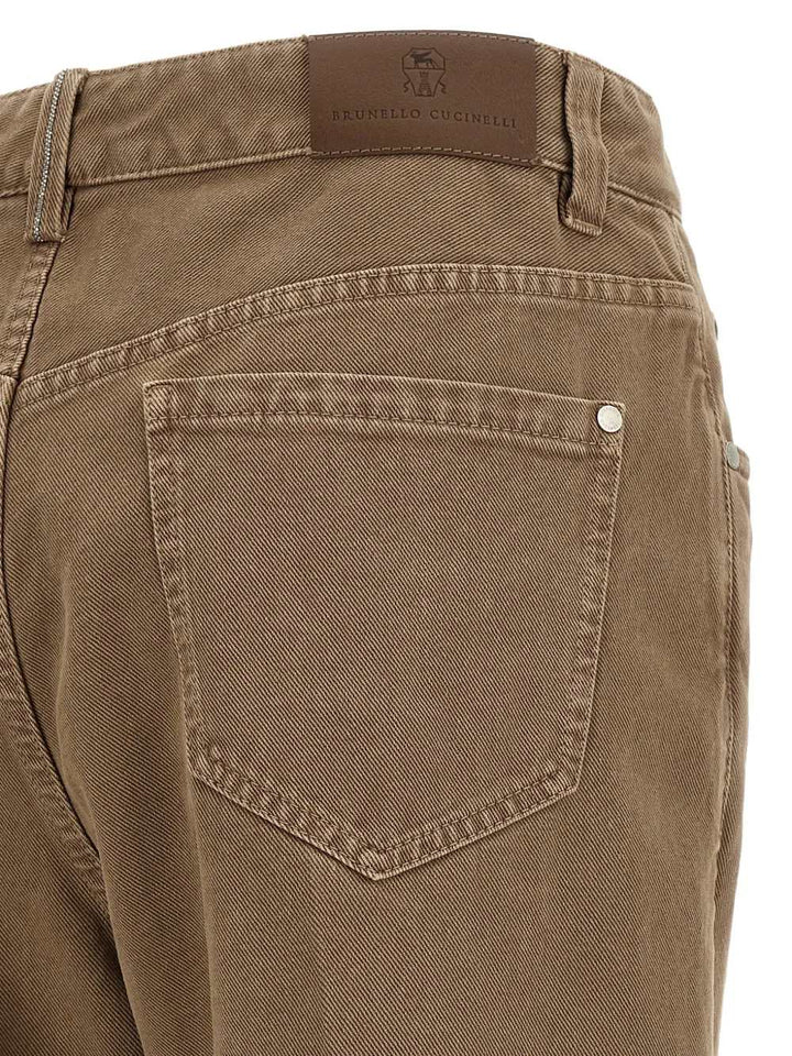 Brunello Cucinelli PANTS - Brown | 642d06c3814946a0cb2abd992a976527b162e696