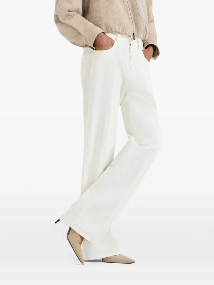 Brunello Cucinelli PANTS - White | 8dc36e514c81a3321a8484811d90b278f6ad3672