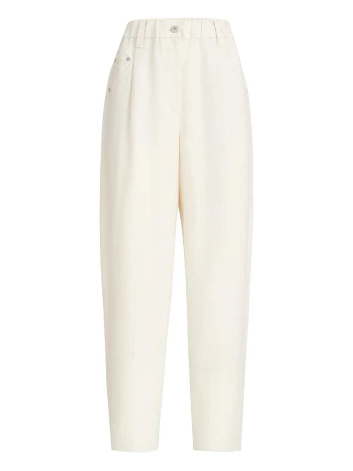 Brunello Cucinelli PANTS - White | 4fa8304cfb14e345a767e85e29e35d732f051191