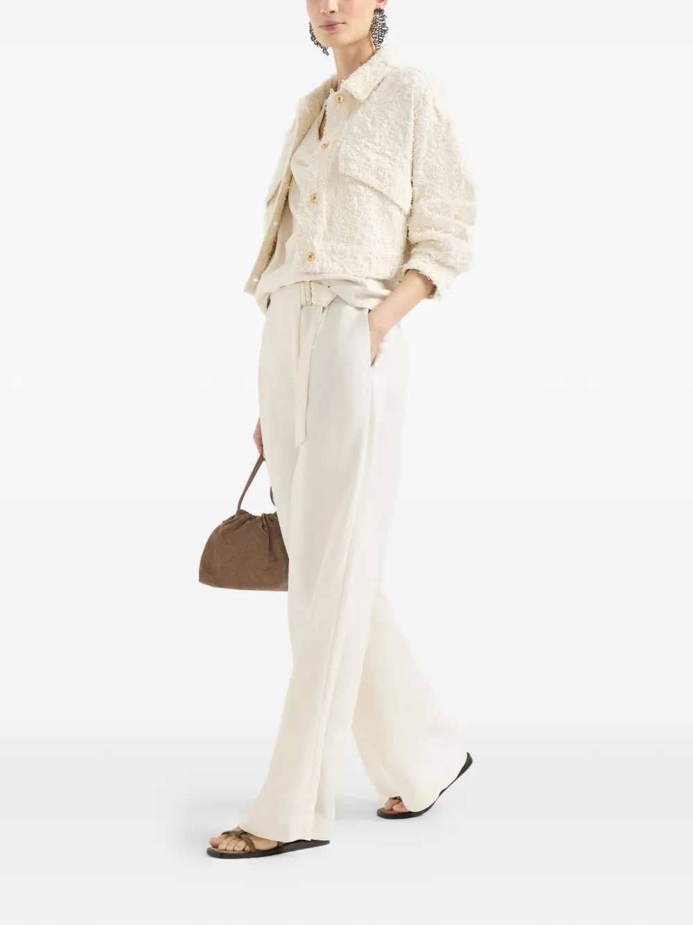 Brunello Cucinelli PANTS - White | 974f5f6fc5886a3d9742646e1556f90d3b8b7a74