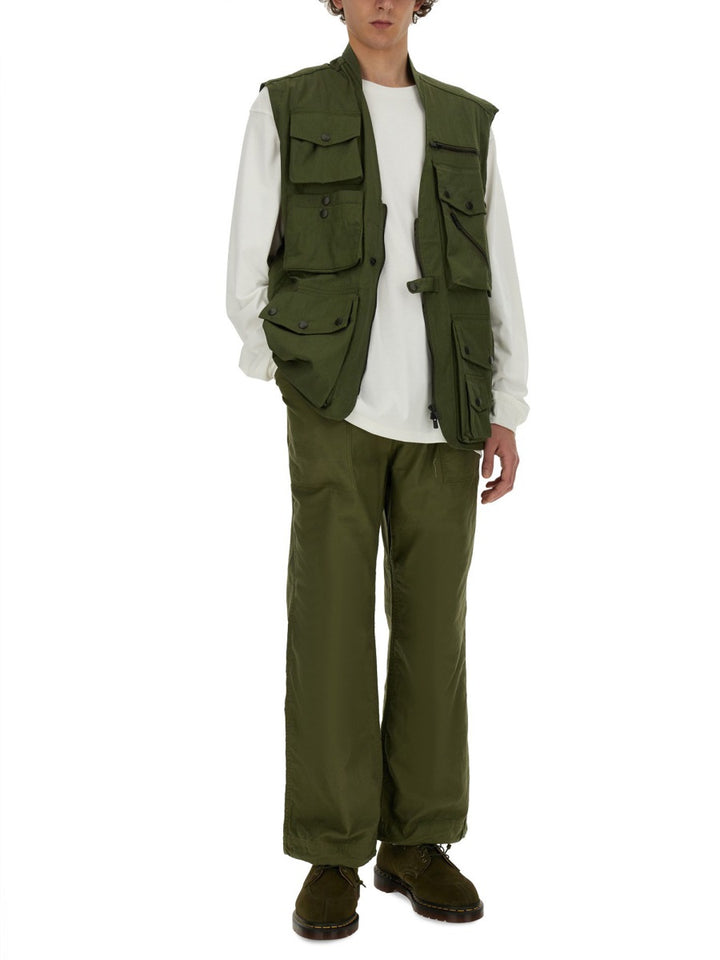 Needles Gilet - Green | Wanan Luxury