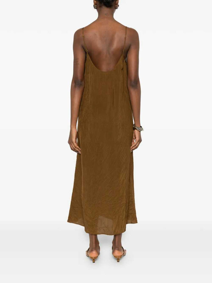 Uma Wang Long dresses - Brown | c639c06c8ab468b7606d6ef4c4bba4e2616a37cd