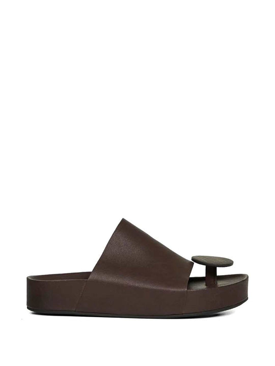 Leather Flat Sandals