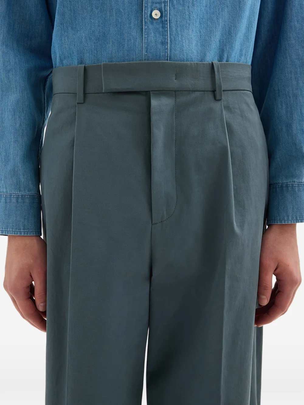 Jil Sander PANTS - Blue | 725f4670ef7ee9050eb2c050ec4df4aef8f9d0b7