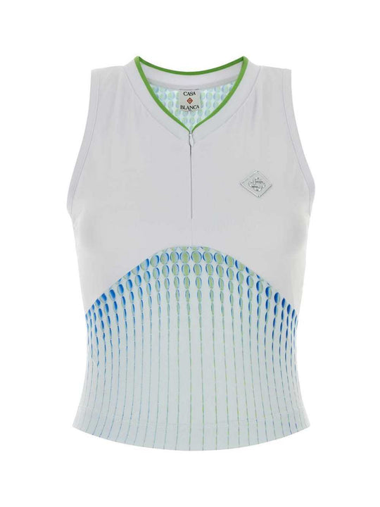 Multicolored Stretch Jersey Top