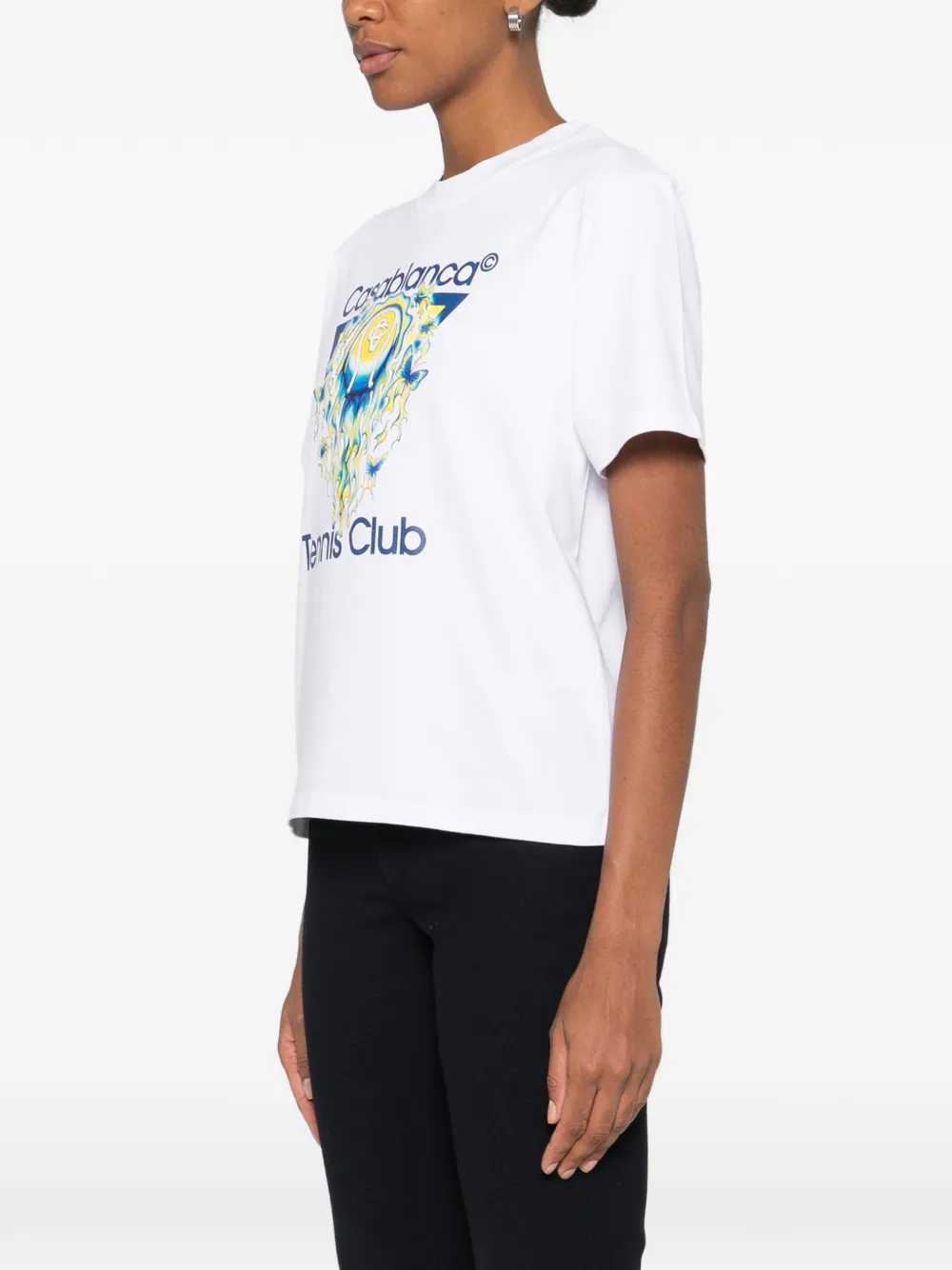 Casablanca TSHIRT - White | fbd920438a3209ae58bff524be71cb060f08d89f