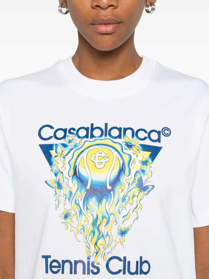 Casablanca TSHIRT - White | 23cba564733ac92ef4bd91d21593560ead994f34