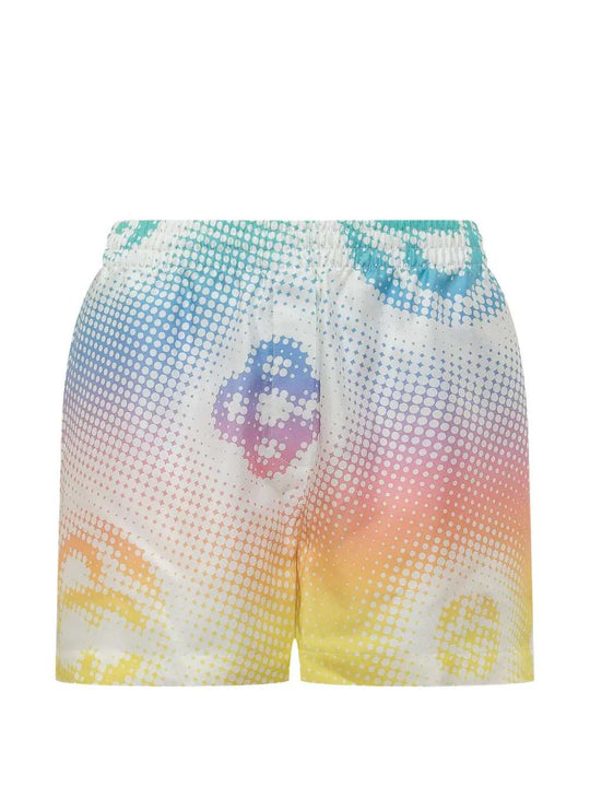 Halftone Shorts With Logo