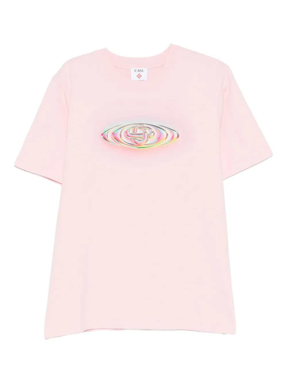Casablanca TSHIRT - Pink & Purple | 22b5fd07f950bb2d9724efd691c106007190b99e