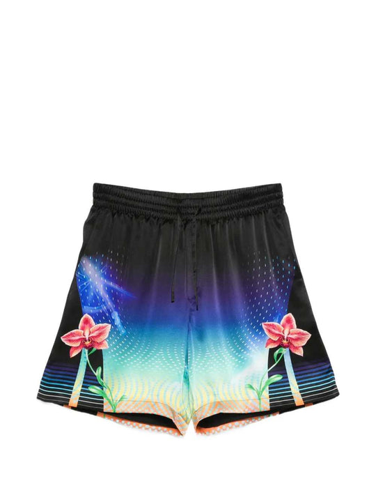 Floral Drawstring Shorts