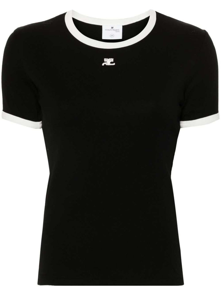 Courreges T-shirts - Black | e096f44e52009b66bda42b9f19c27d47d7c00dd1