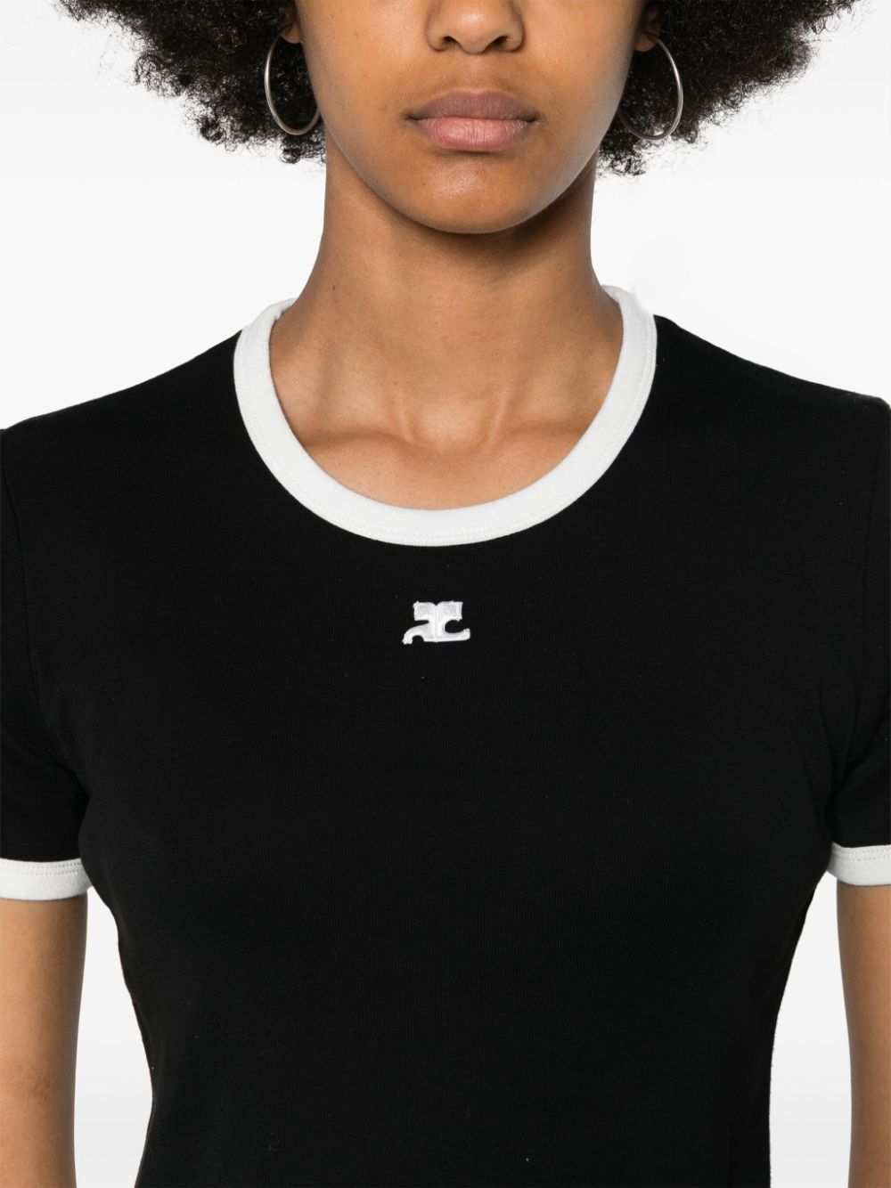 Courreges T-shirts - Black | 4522663f46809c79dab6081de6495028faba1c37