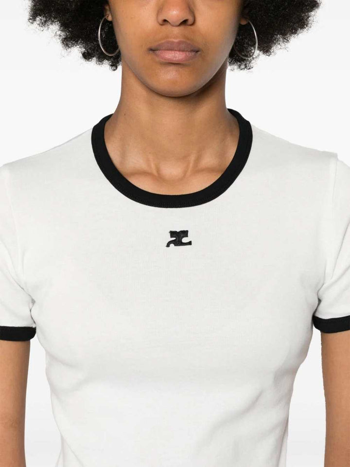 Courreges T-shirts - White | 924098b9d6a5842f35375b7617da2cdf429c58c4