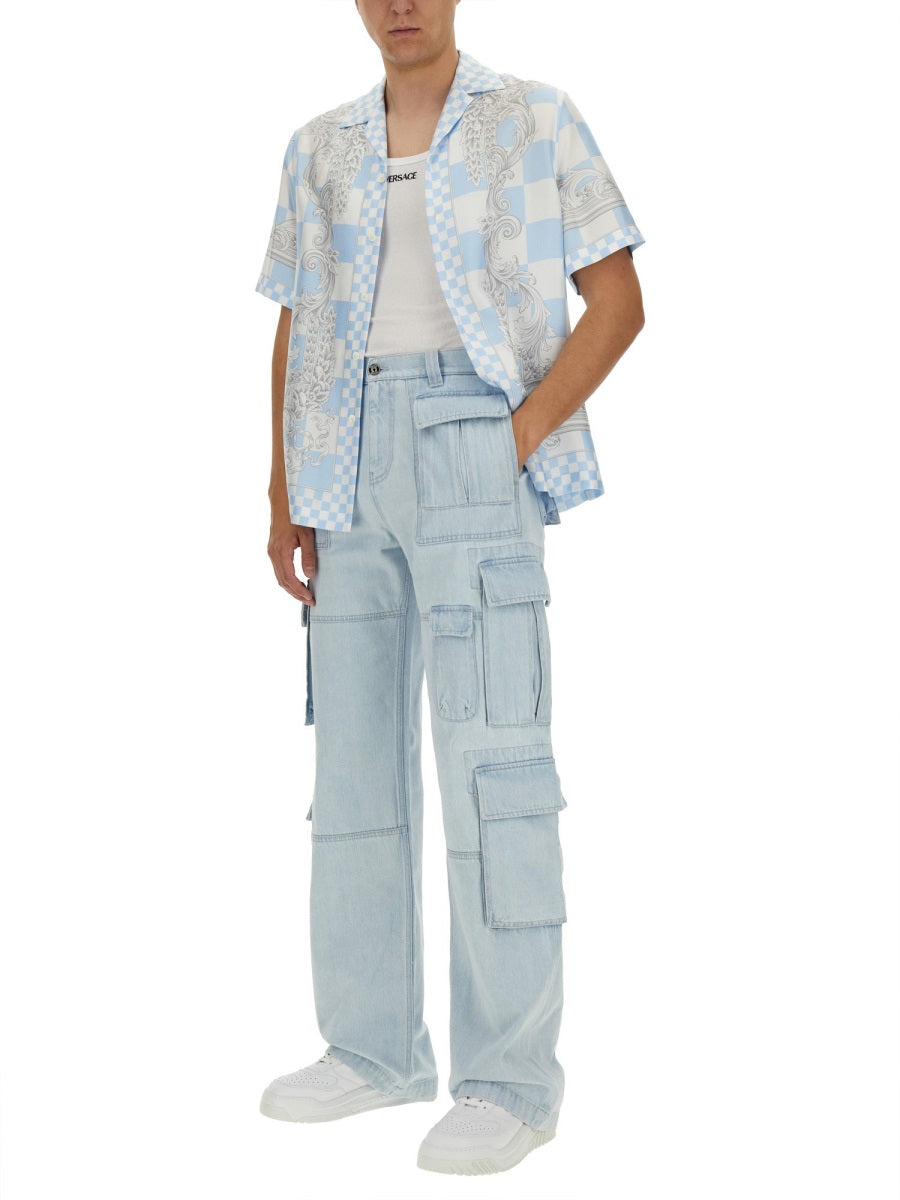 Versace Pants - Blue | Wanan Luxury