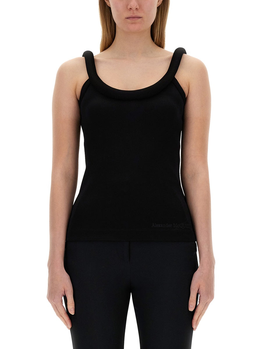 Alexander McQueen Tops - Black | Wanan Luxury