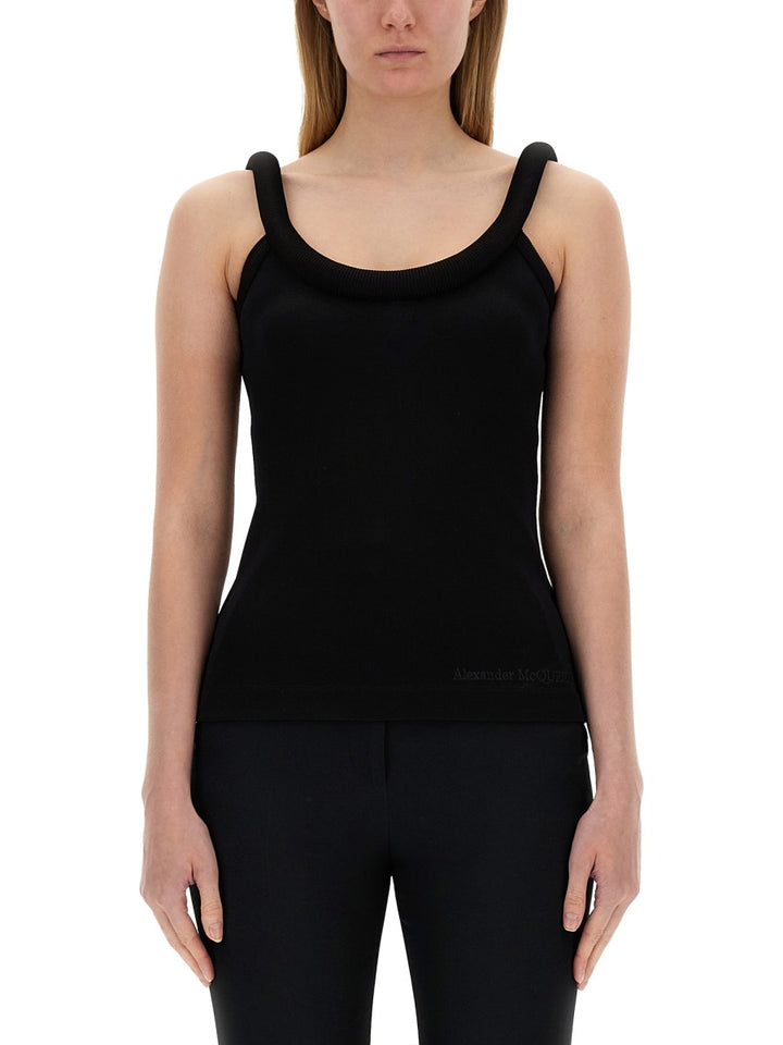 Alexander McQueen Tops - Black | Wanan Luxury