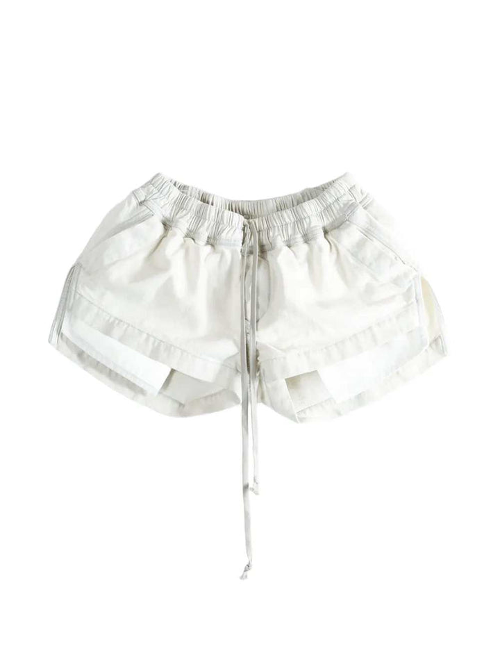 Rick Owens Drkshdw SHORTS - White | 0af72edb2a17595a27b871d87546c53c6a73dade