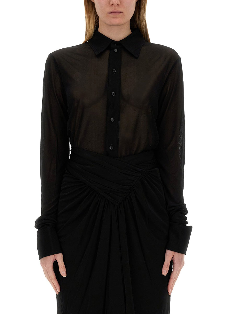 Saint Laurent Shirts - Black | b95d6b2963f08abc4d252fab726f66ffe7ea8e8c