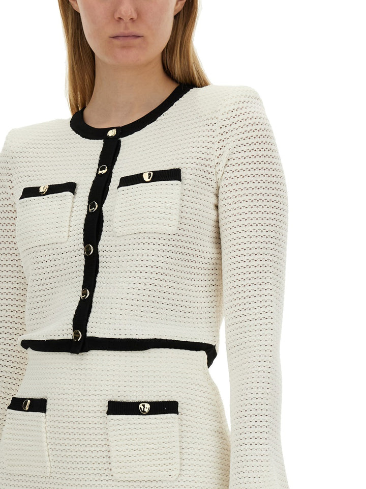 Self-Portrait Jackets - White | Wanan Luxury