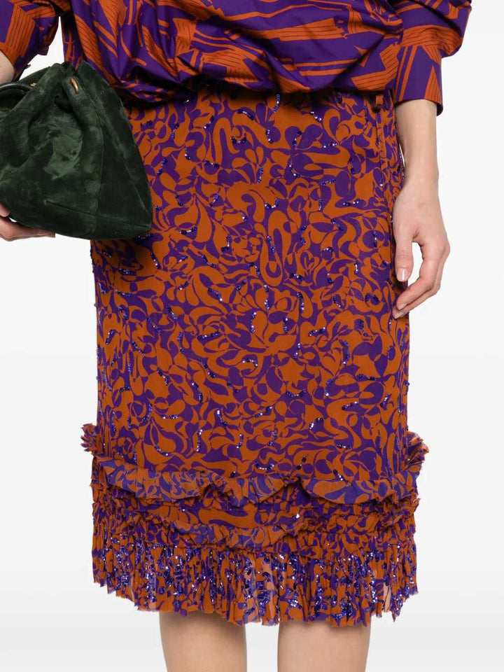 Dries Van Noten SKIRT - Multicolour | 8781d3fb273f93beb7cd1387383f7647008e1249