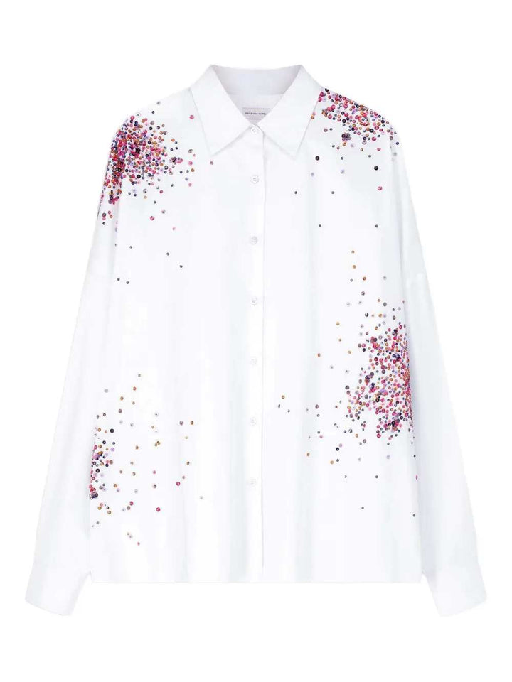 Dries Van Noten SHIRT - White | b6819e3c4b90ba637d127efd3b0aca5488b22b0b