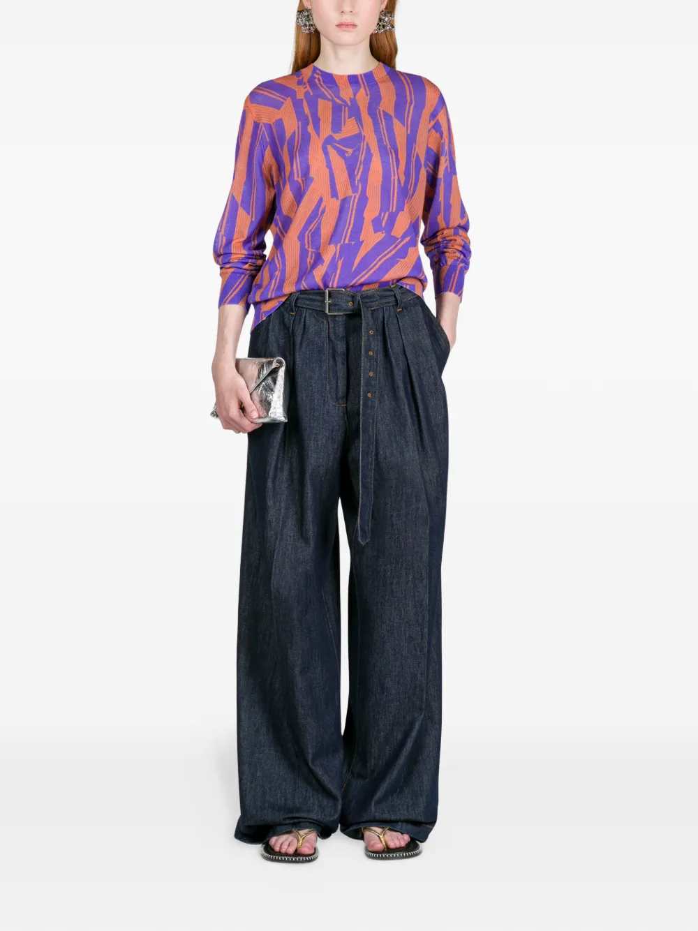 Dries Van Noten PANTS - Blue | a1fb73f31e307049fc328d1d98dc1a5b981ff761