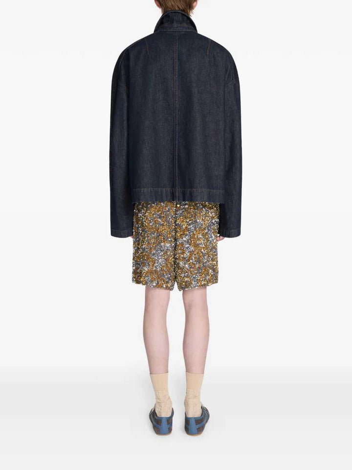 Dries Van Noten SHORTS - Metallic | 90aaab9a230918c251c57a182c87d321b833bfb5