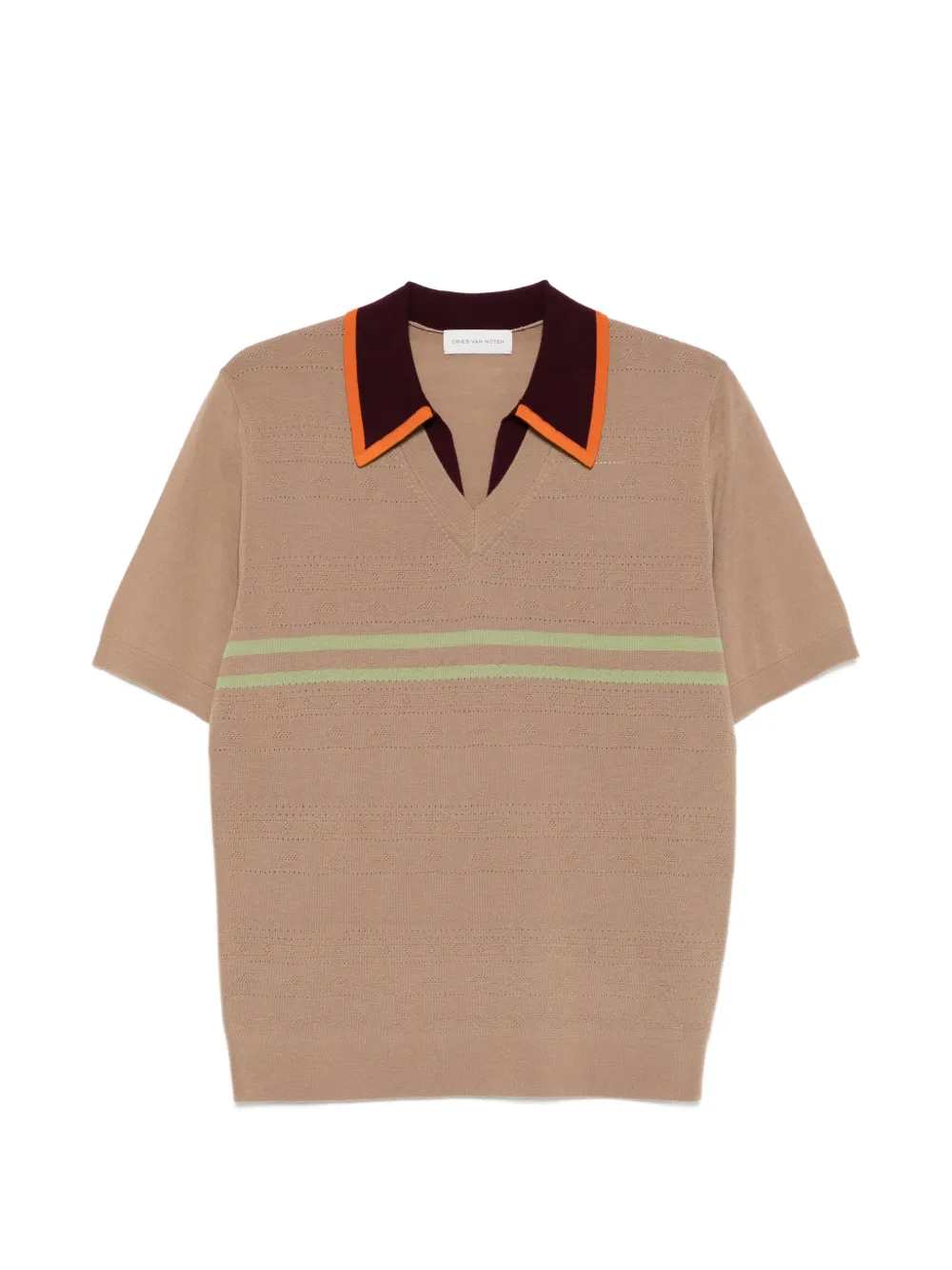 Dries Van Noten POLO - Brown | afa445cb21b945d9baf4aad90063e3537fd37155