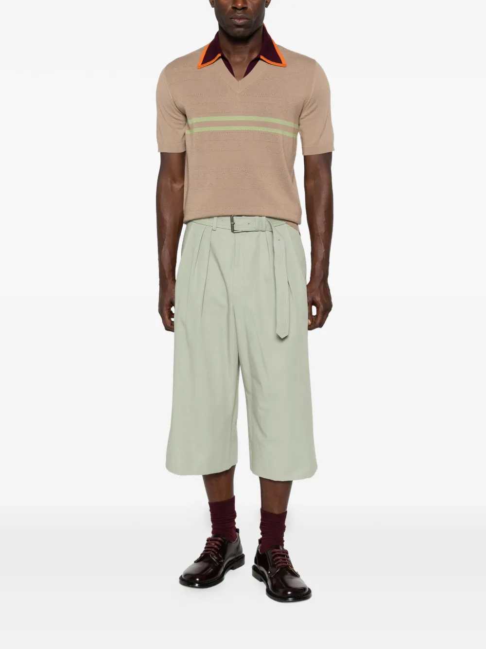 Dries Van Noten POLO - Brown | b54ba1d692a65a0369b66aad6a12448b3eb49e2d