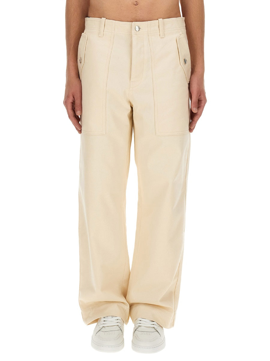 Maison Kitsuné Pants - White | Wanan Luxury