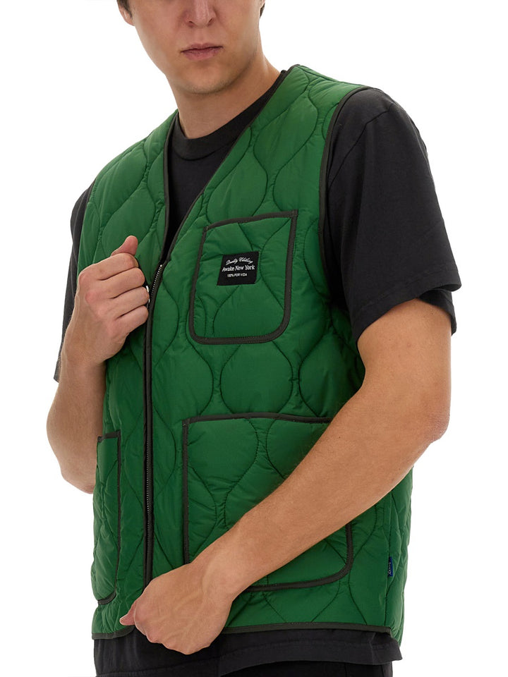 Awake NY Gilet - Green | Wanan Luxury