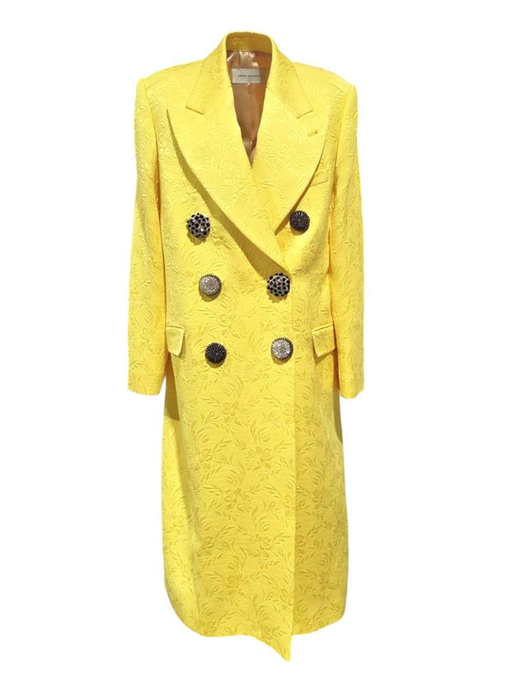 Dries Van Noten COAT - Yellow & Orange | 44dd80fb8a1cbb430601962b0f0f8c334375f2c6