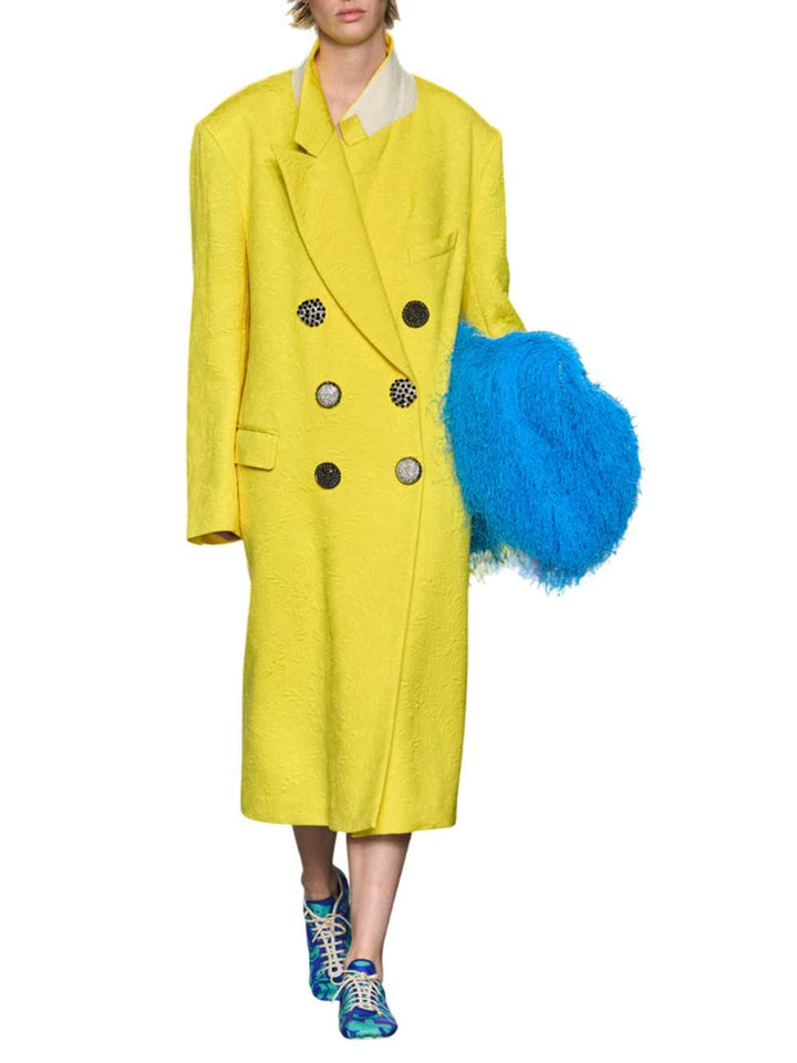 Dries Van Noten COAT - Yellow & Orange | e8d7ee86ad4d0deb184f9e14963ab39c86a15f5b