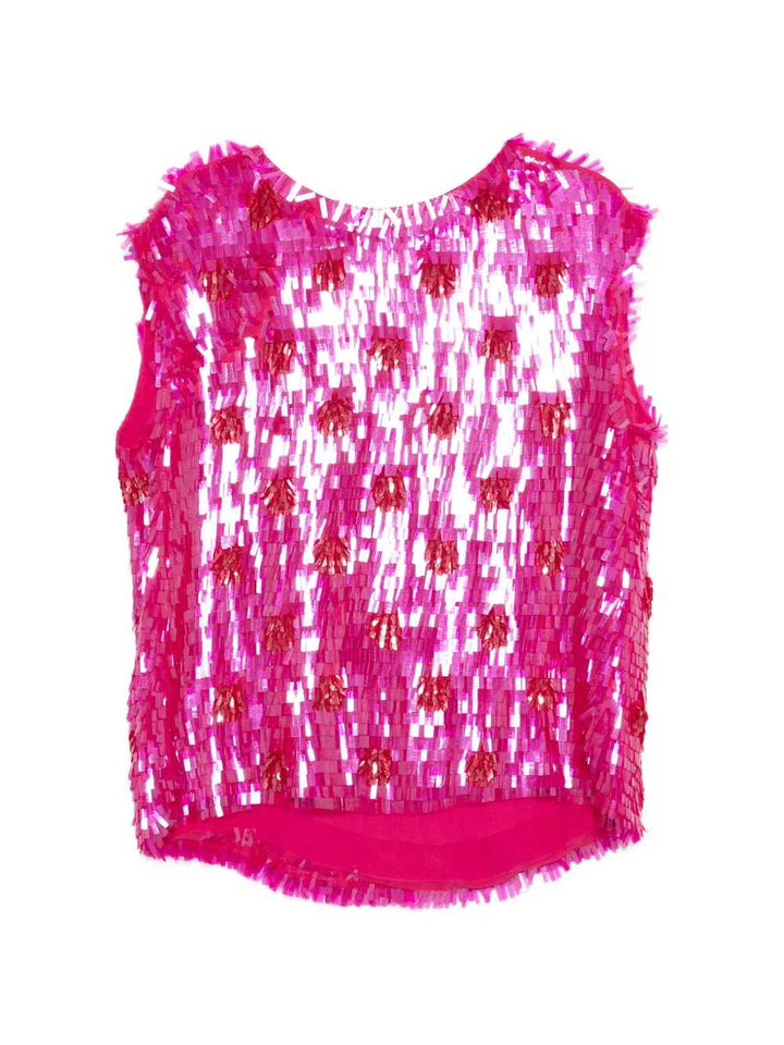 Dries Van Noten TOP - Pink & Purple | 0ef999f08575729a4cd61e2053152f947b4a43a3