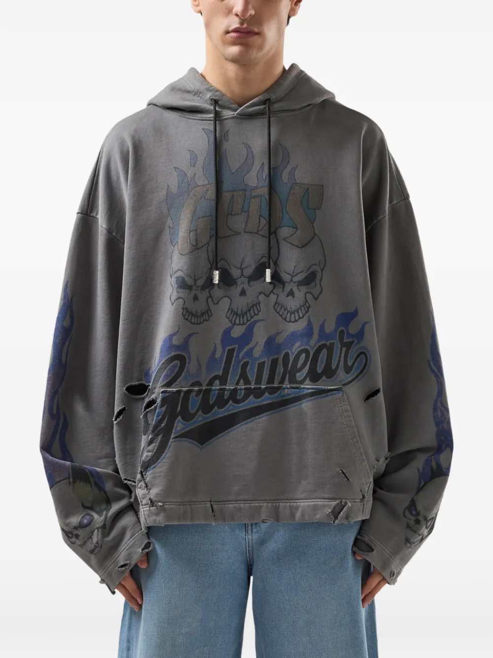 Gcds SWEATSHIRT - Grey | 2913ccbd0284b97ccc3464f85927d8dc05927dfb
