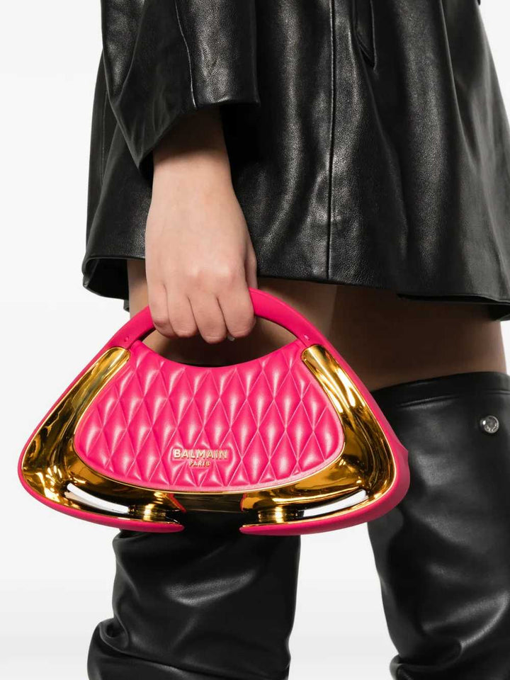 Balmain BAG - Pink & Purple | f0b979ebfa70b4589e98b38115383c4ccd0b7b68