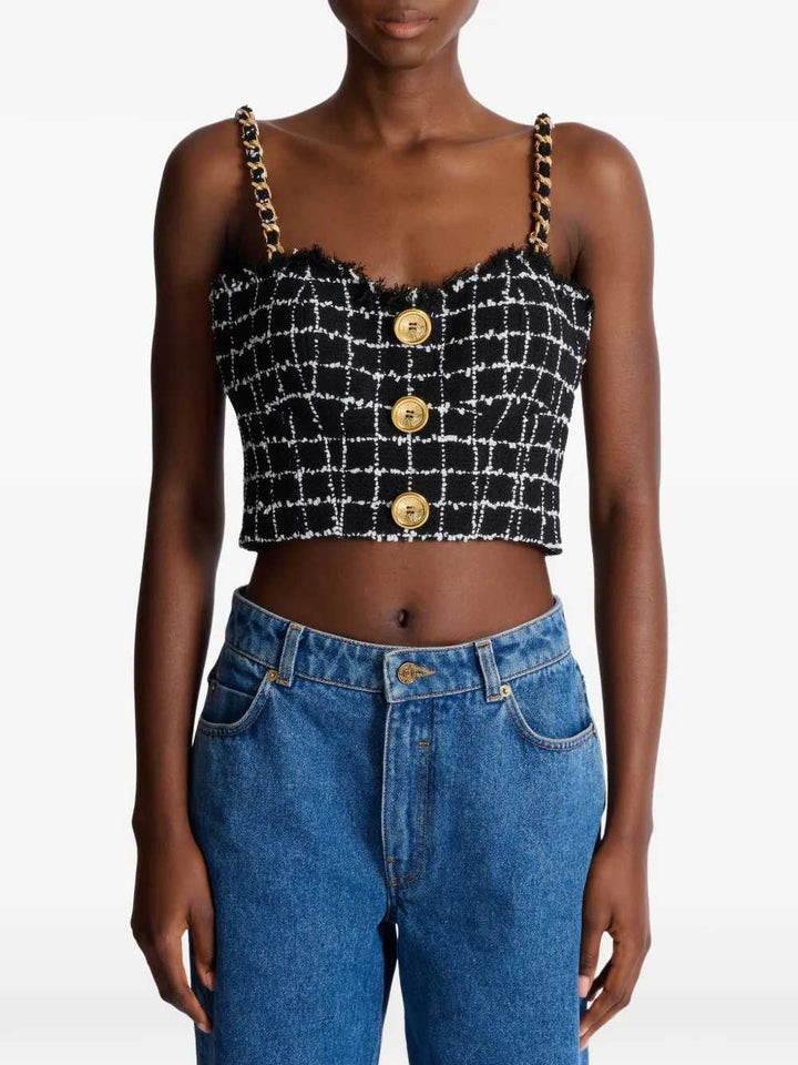 Balmain TOP - Black | 18ca4fe42316ddafeac2cff1b8774bb605d50784