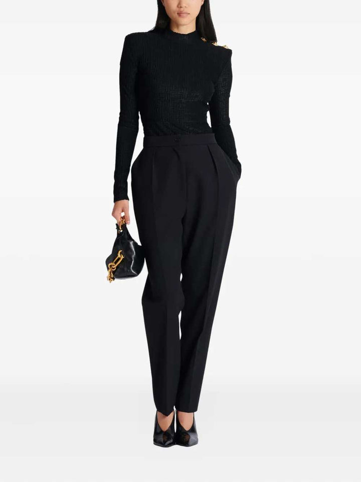 Balmain TOP - Black | ebf3dc14997d35e3e432b295b9a63e494117a262