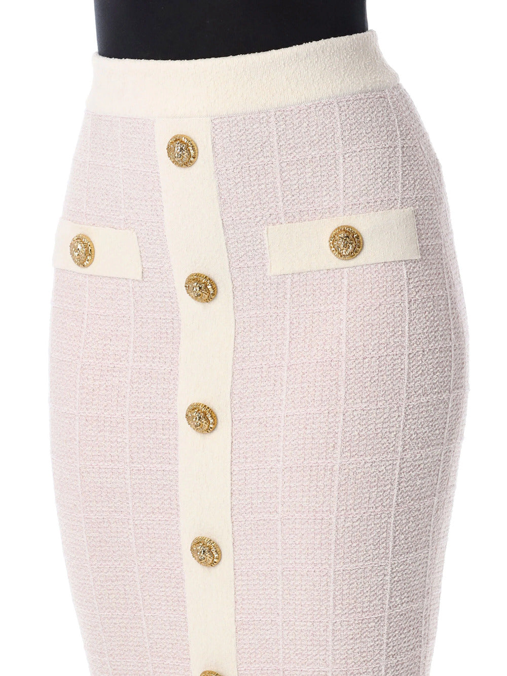 Balmain SKIRT - Pink & Purple | 8b270e37775f7f412640a5723032b9dc951c1050