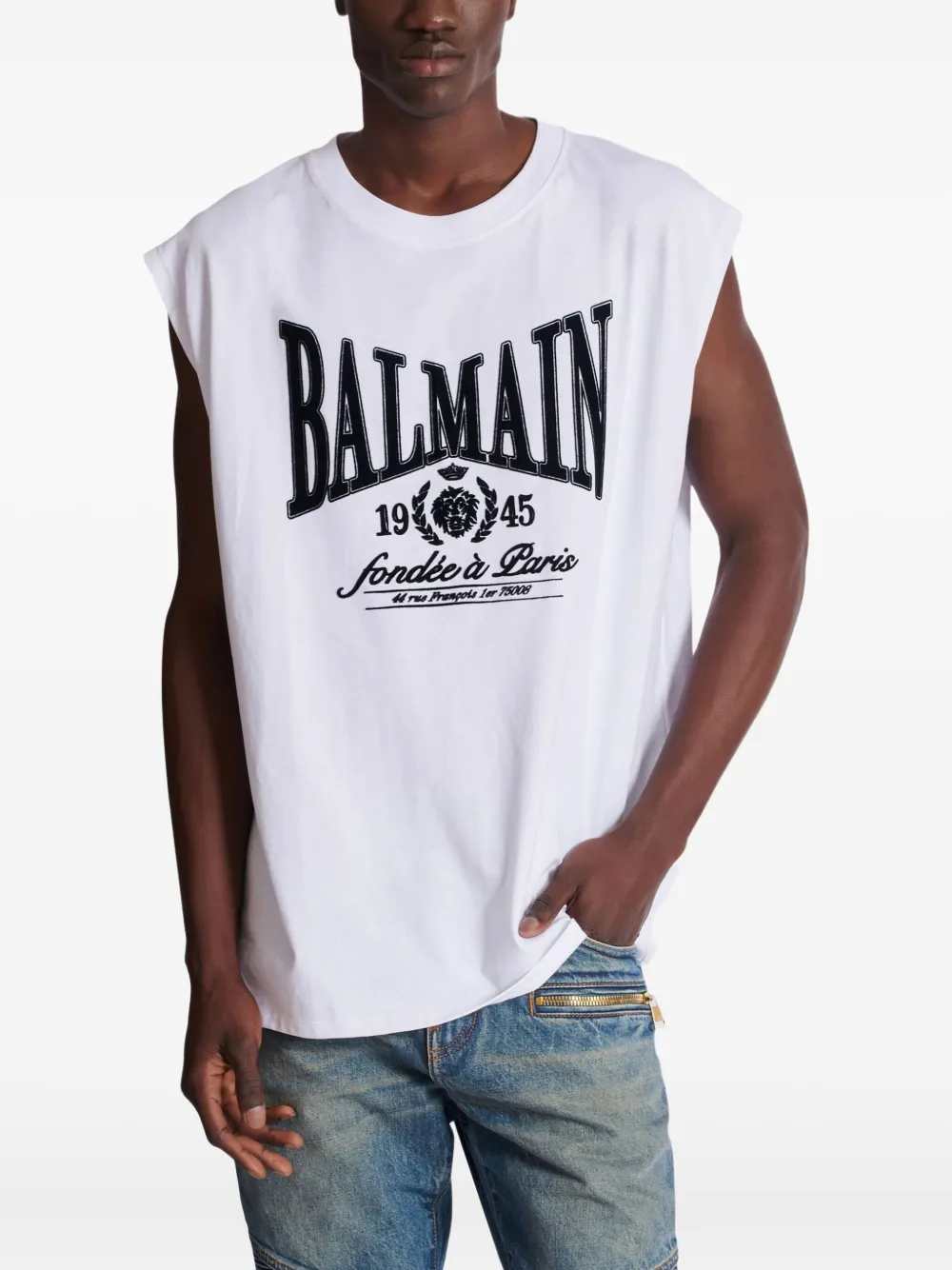 Balmain TOPS - White | ca1055915f901cc285800a7fd5681f8ac9ed235c