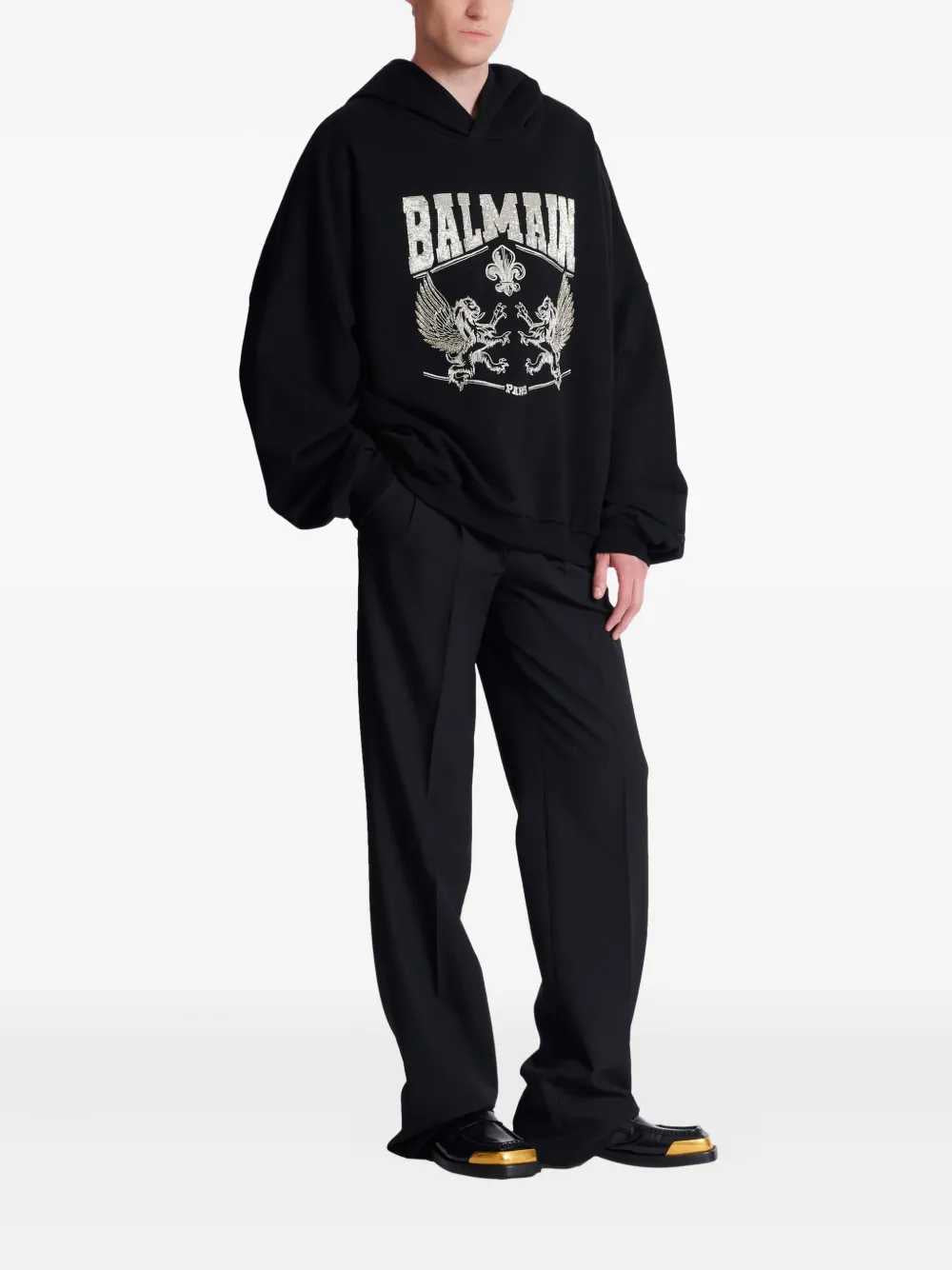 Balmain SWEATSHIRT - Black | 3d144a36ae2bda78e8b766fd78d011c4b28edd70
